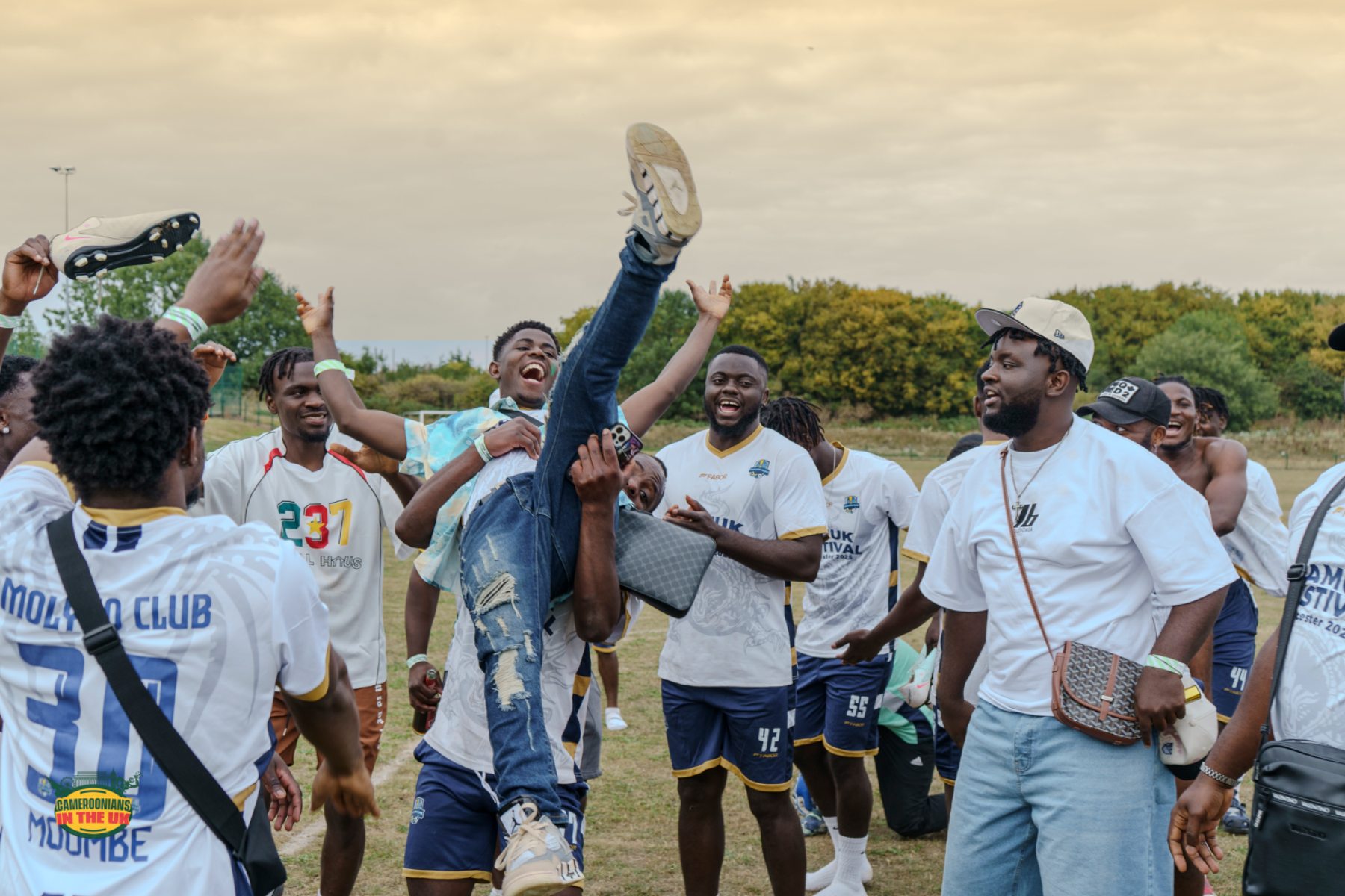 CAMUK members celebrating at a summer event